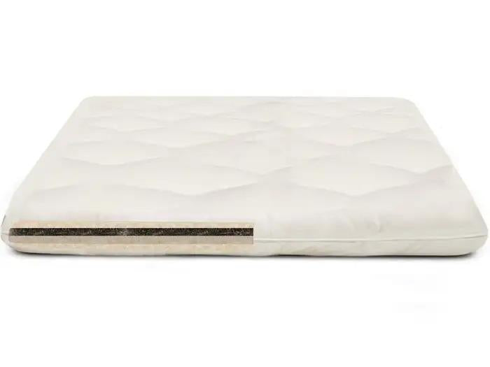 5" organic wool mattress topper - Off White - King Size