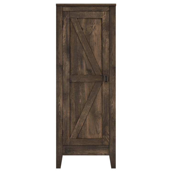 SystemBuild Farmington Storage Cabinet with 4 Shelves -  Rustic