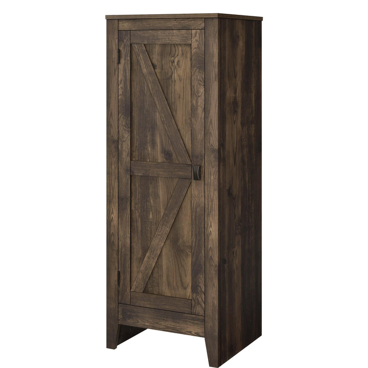 storage cabinet with shelves -  Rustic