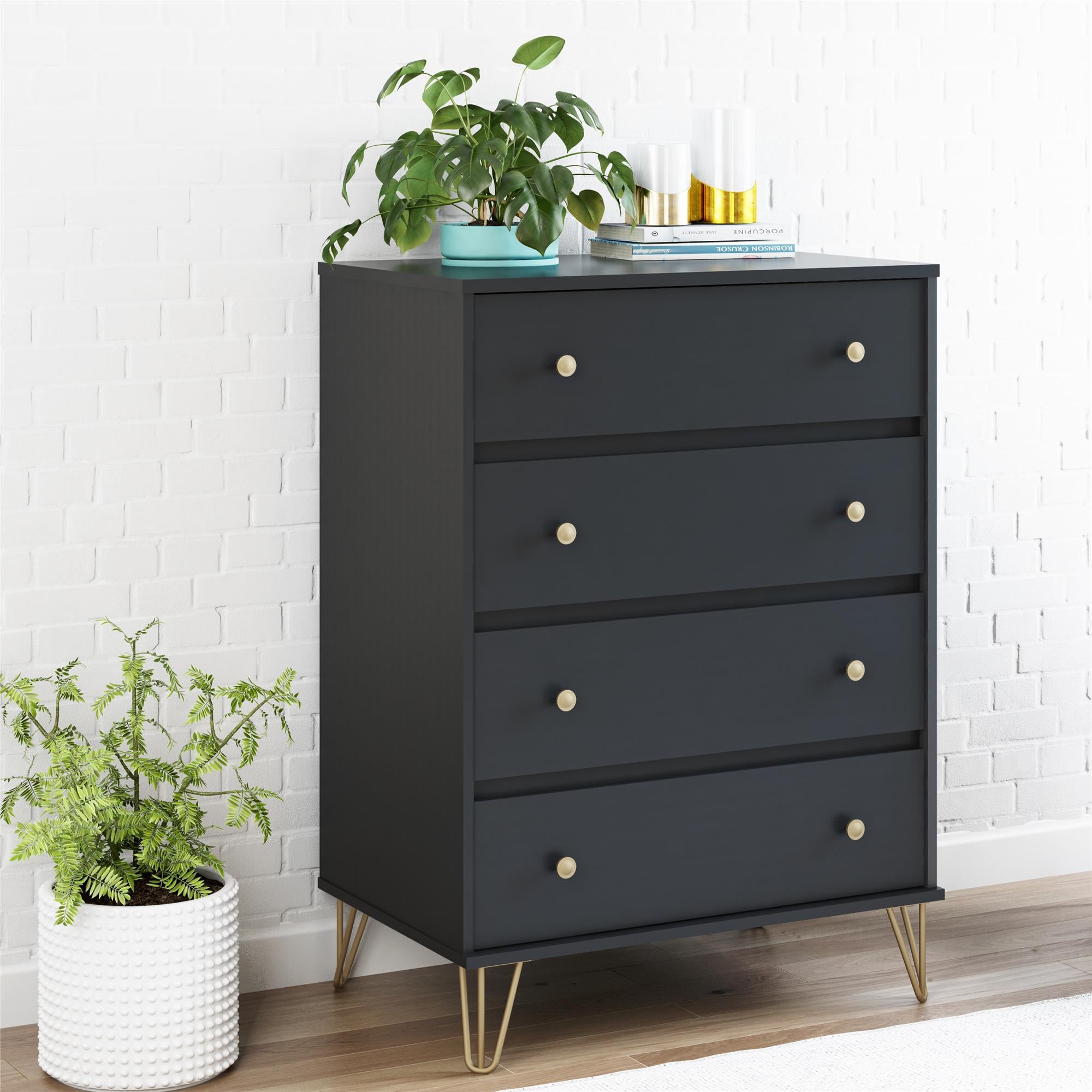 Owen 4 Drawer Dresser Modern Contemporary Design RealRooms