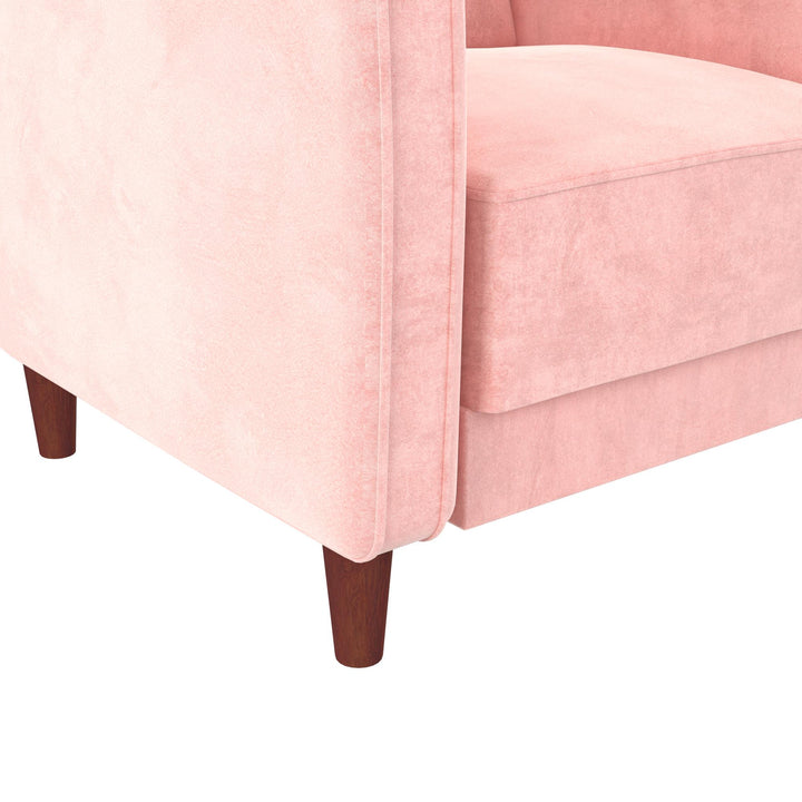 Best Wide-Track Arm Accent Chair -  Pink
