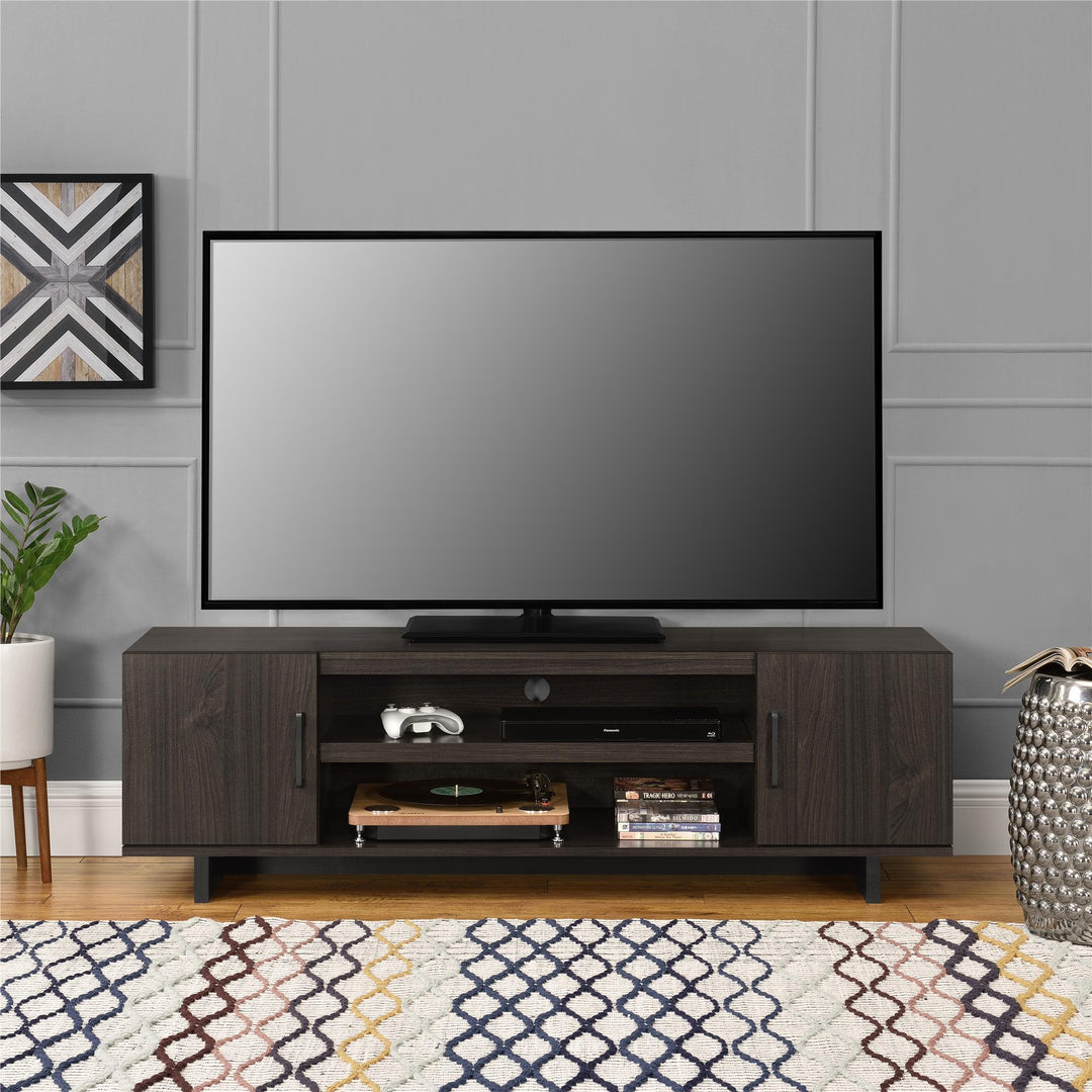 Low profile TV stand for 65 inch TVs -  Espresso - N/A