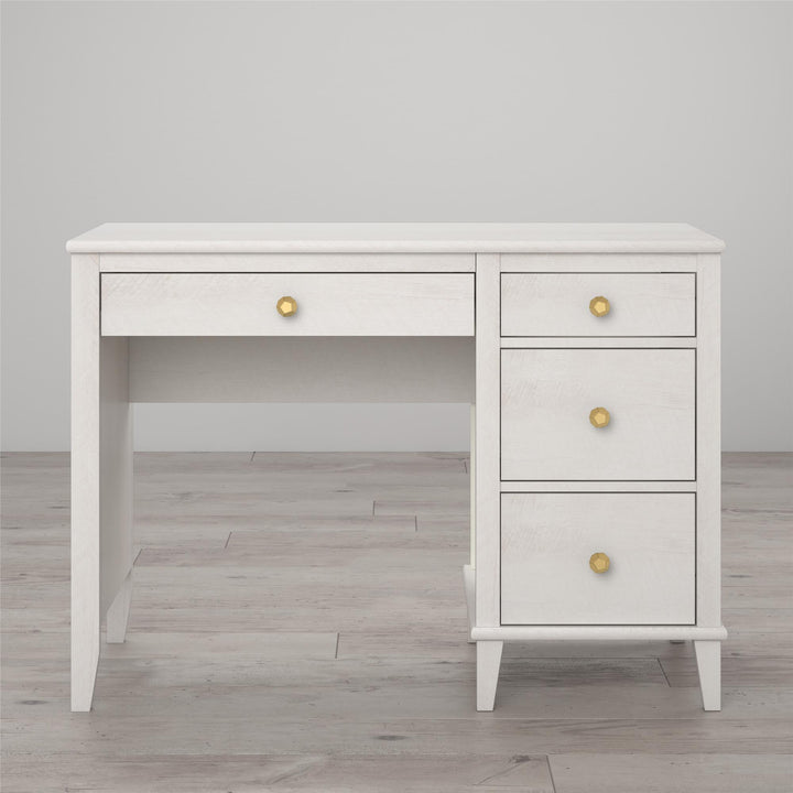 Monarch Hill Poppy Kids Desk with 2 Sets of Knobs - Ivory Oak