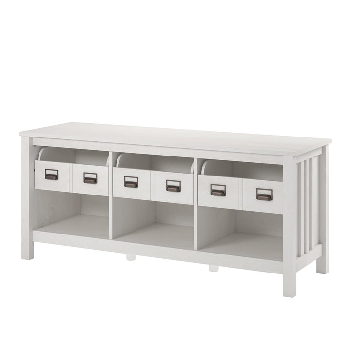 Adams stand suitable for 60-64 inch TVs -  Ivory Oak