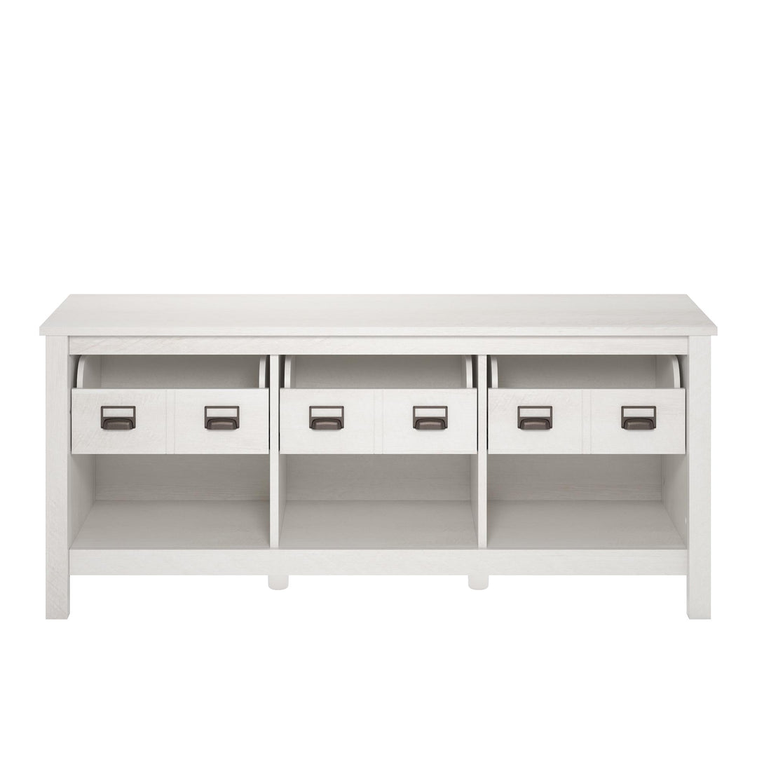 Adams TV Stand for TVs up to 64" -  Ivory Oak