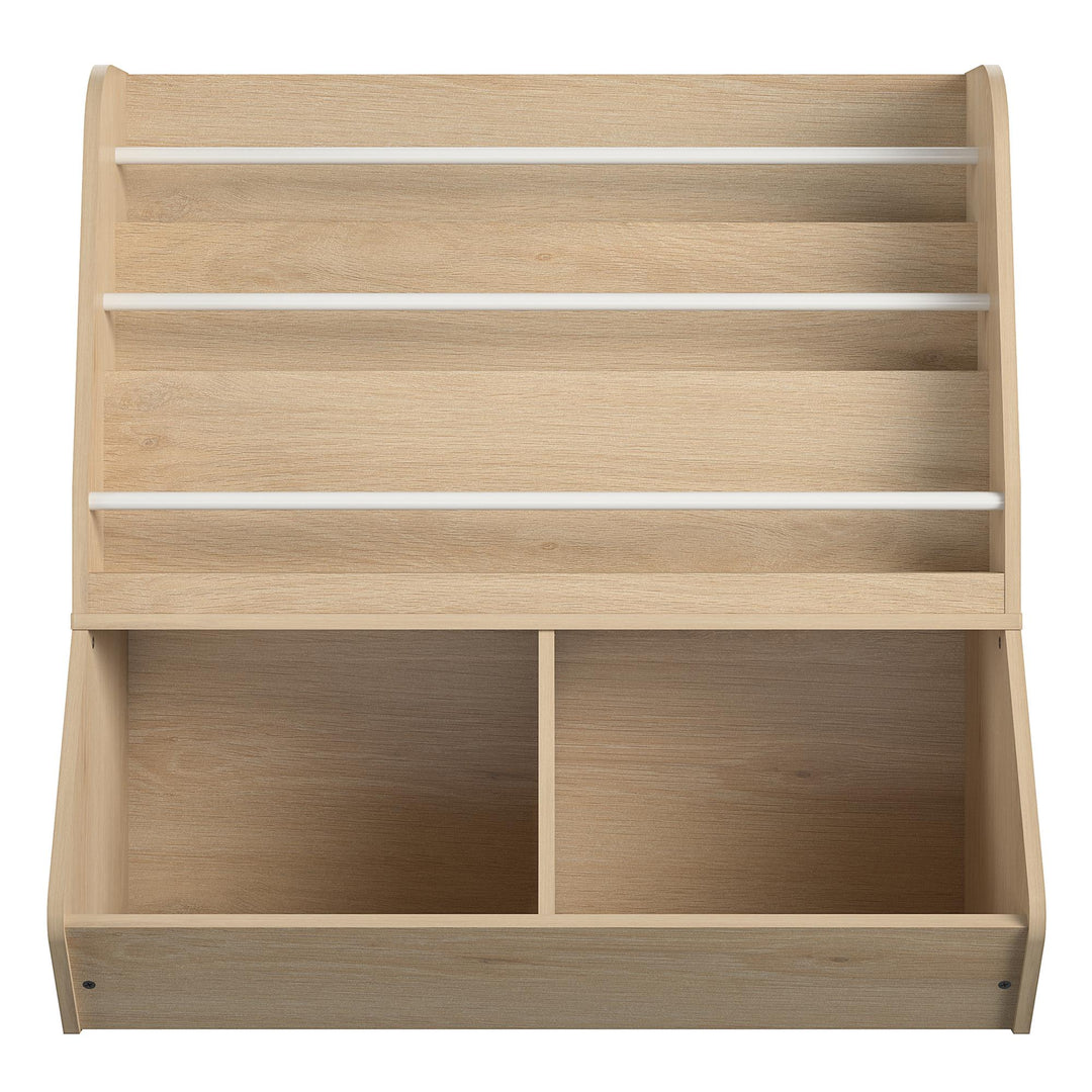 toy storage for small spaces - Blonde Oak