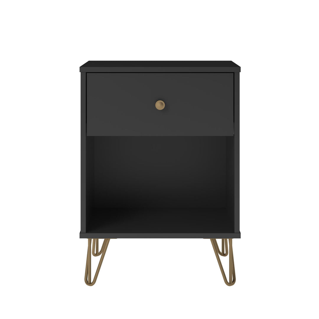 Contemporary Design Owen Nightstand -  Black