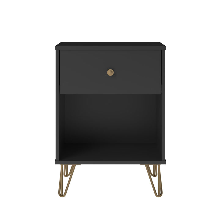 Contemporary Design Owen Nightstand -  Black