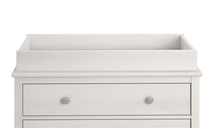 Poppy changing table topper for nursery -  Ivory Oak
