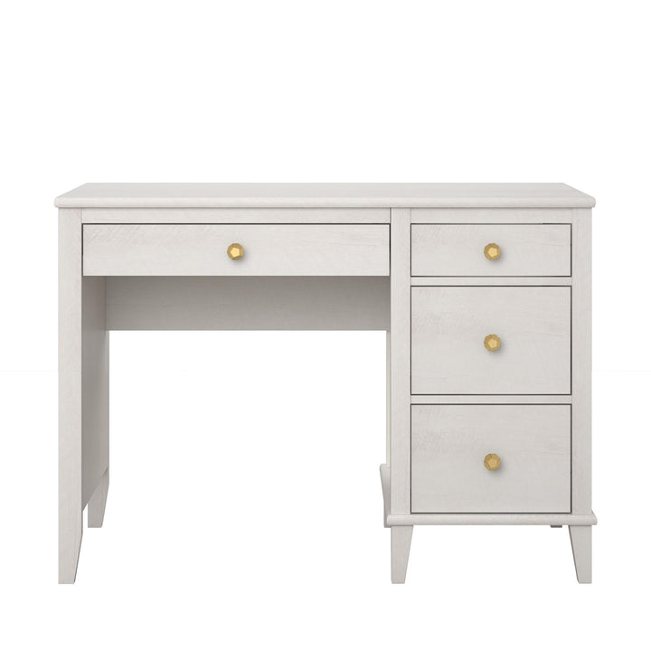 Monarch Hill Poppy Kids Desk with 2 Sets of Knobs - Ivory Oak