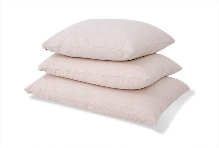 Organic Cotton Bed Pillow with Pillow Case - Off White - Full