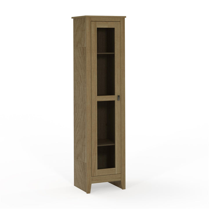 Mesh door storage solution Braewood -  Golden Oak
