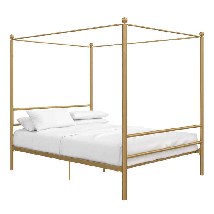 contemporary canopy bed - Gold - Full