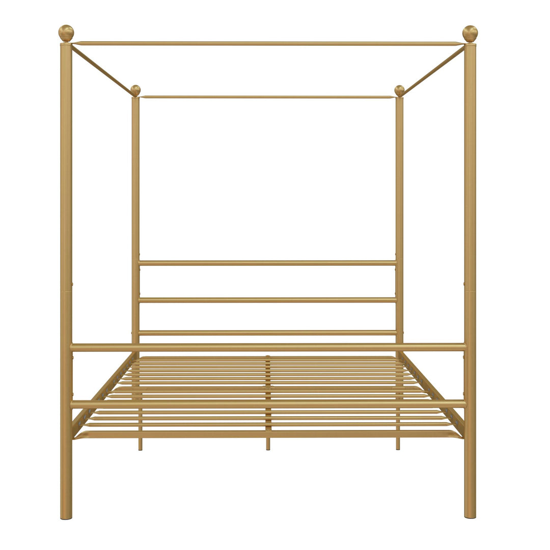canopy bed modern - Gold - Full
