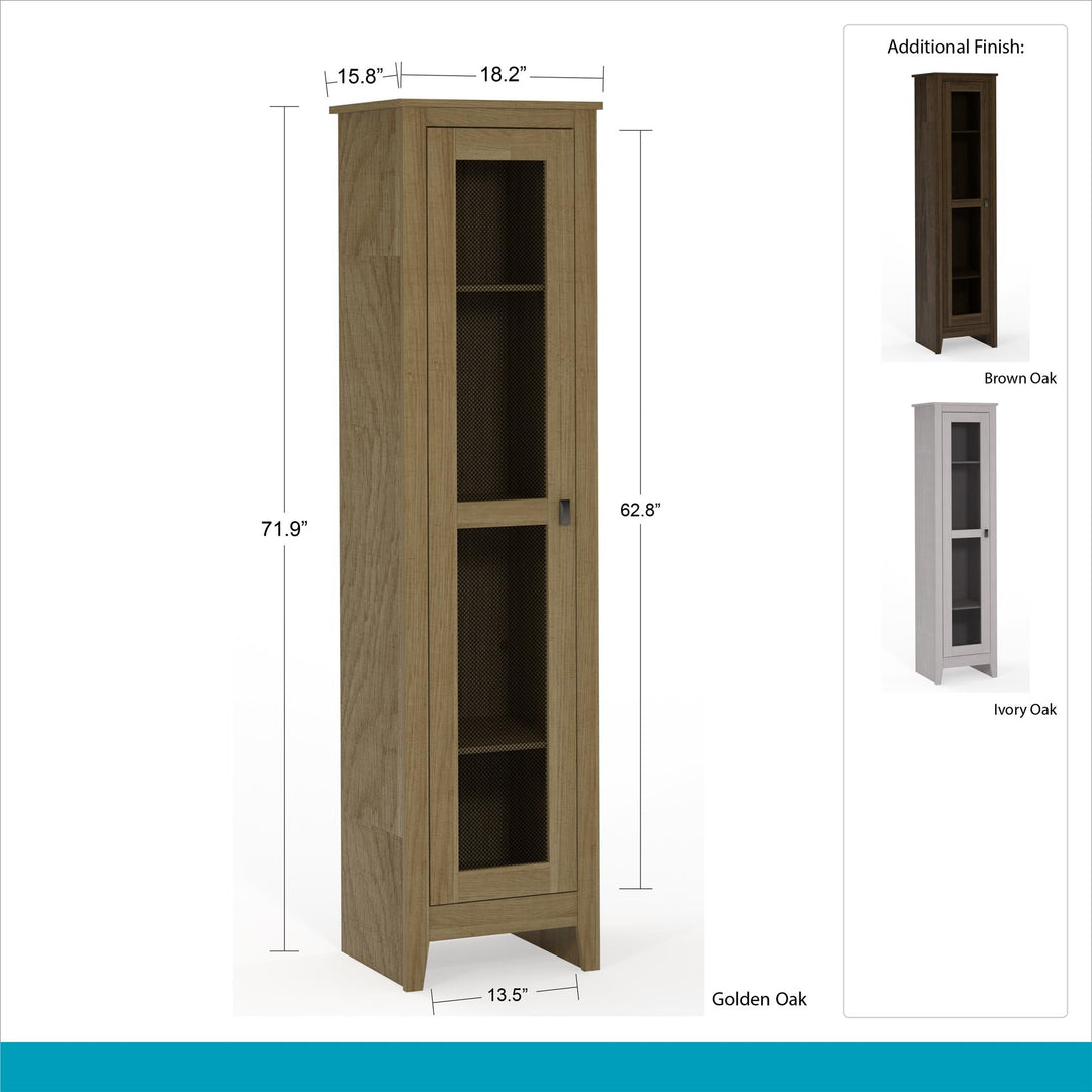 Braewood design for minimalist storage -  Golden Oak