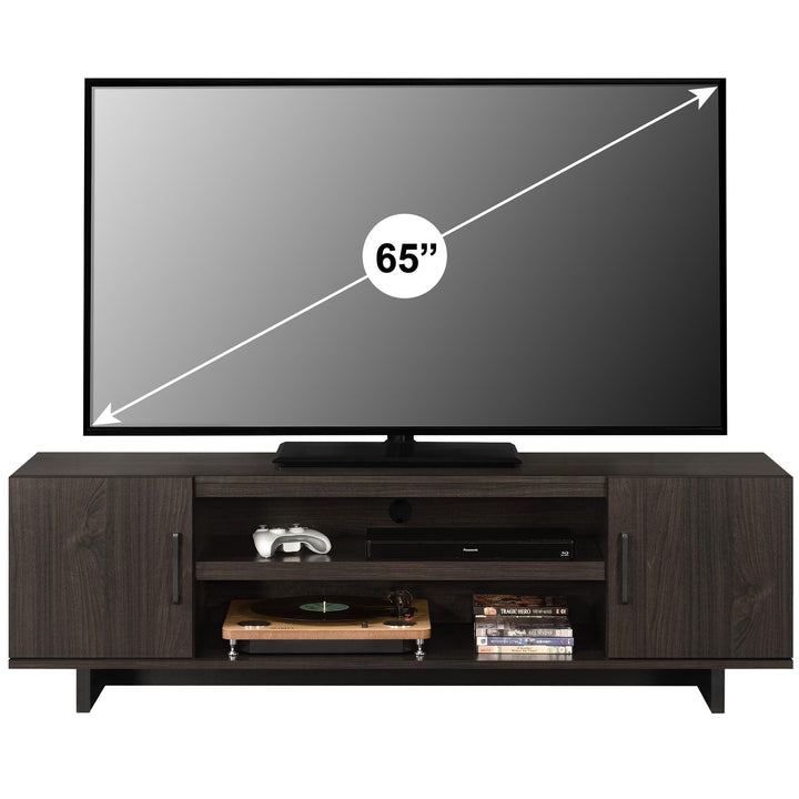 Sleek TV stand for 65 inch television -  Espresso - N/A