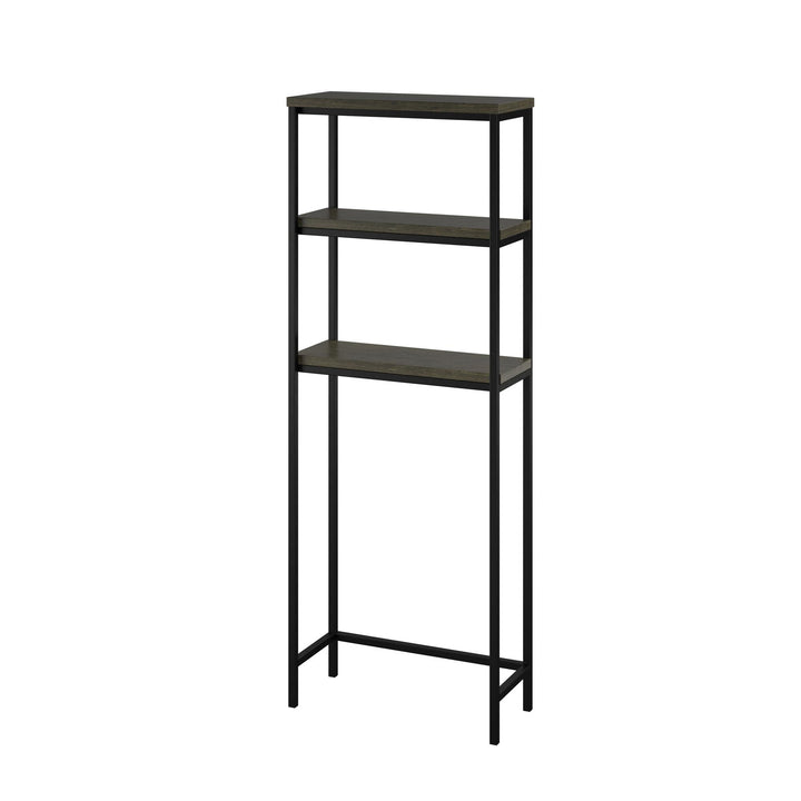 Industrial style bathroom rack -  Weathered Oak