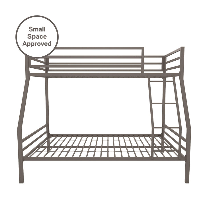 Maxwell bunk bed with ladder -  Gray 