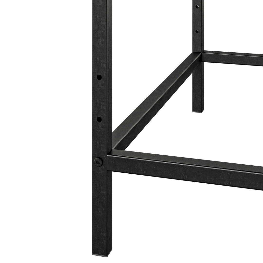 Over toilet open shelves -  Weathered Oak