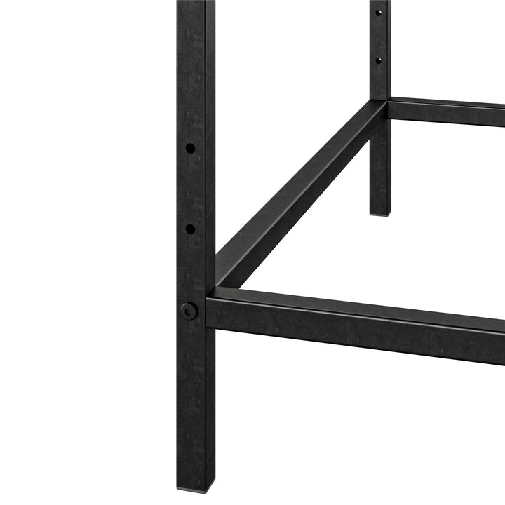 Over toilet open shelves -  Weathered Oak