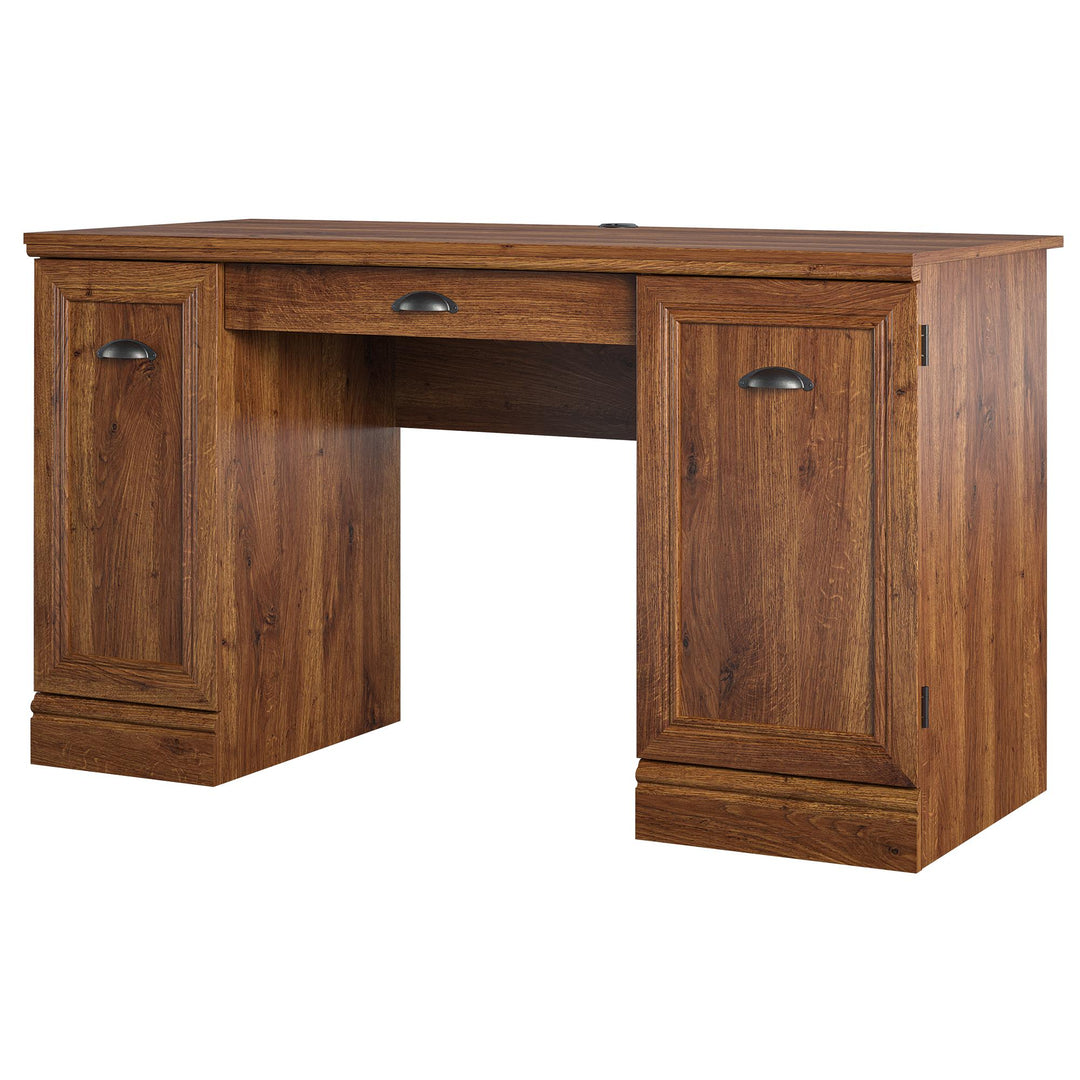 Delaney's computer table with filing cabinet drawer -  Cherry Oak -N/A