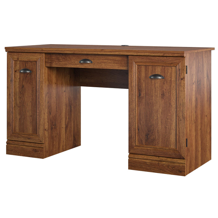 Delaney's computer table with filing cabinet drawer -  Cherry Oak -N/A