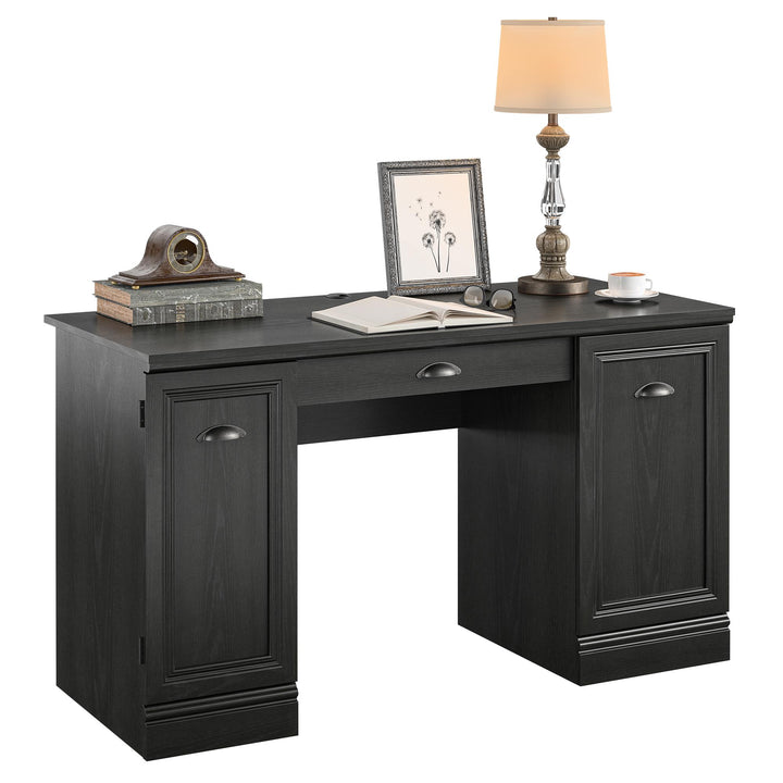 Secure your documents with Delaney's computer desk filing drawer -  Black Oak - N/A