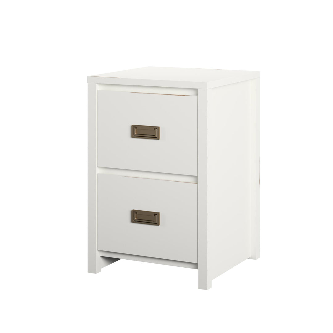 Monarch Hill Haven Nightstand safety features -  White