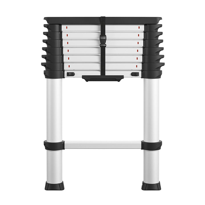  customizable aluminum ladder  - Aluminum/Black - 12ft 