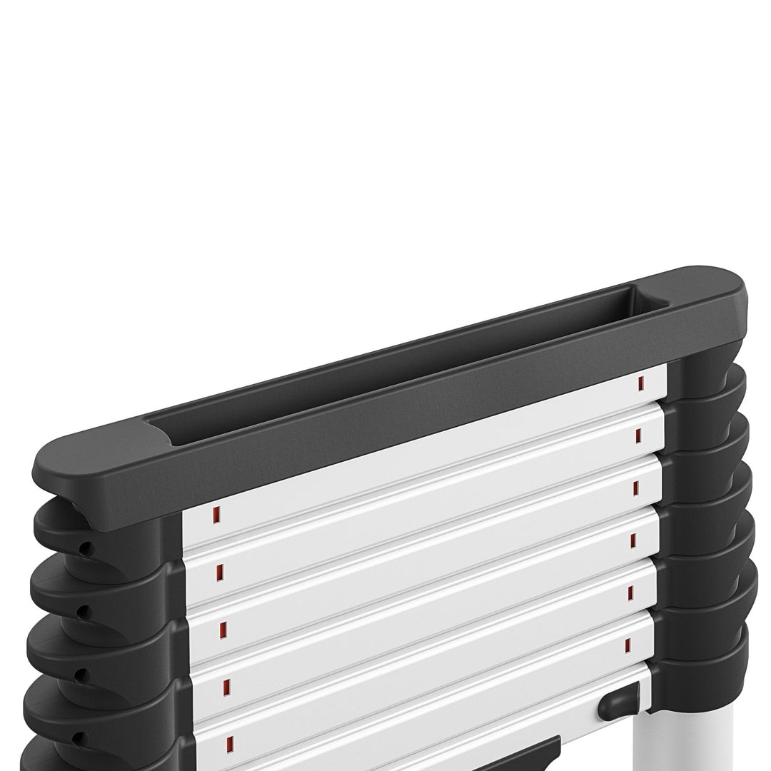  durable aluminum ladder  - Aluminum/Black - 12ft 