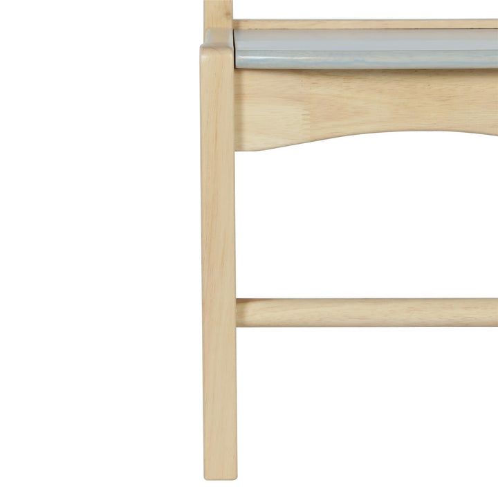 Solid Wood Two Tone Bear Chairs for Kids, Set of 2 - Natural