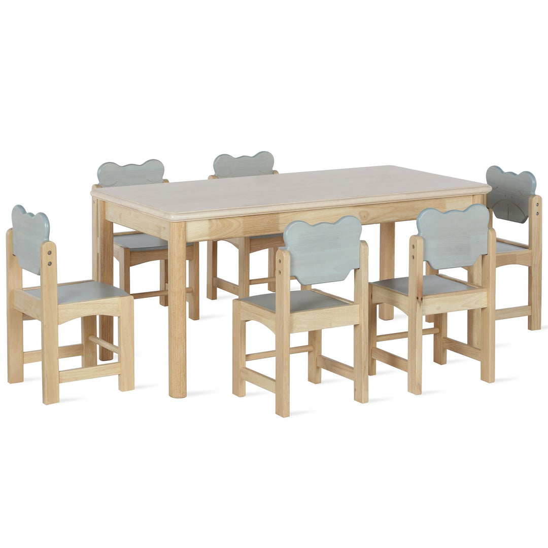 Bear design activity table -  Natural