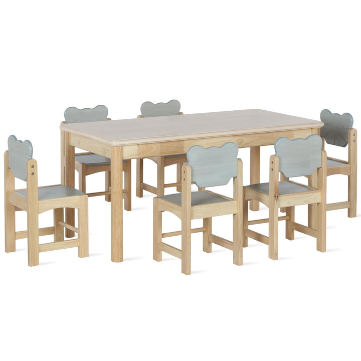 Bear design activity table -  Natural