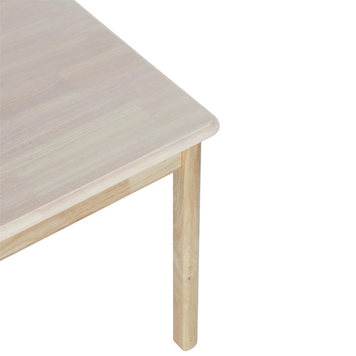 Kids table with bear graphics -  Natural