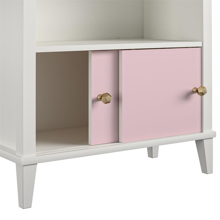 Elegant and modern Monarch Hill bookcase -  Pink