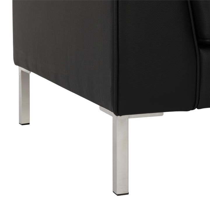 Stainless steel support chair designs -  Black
