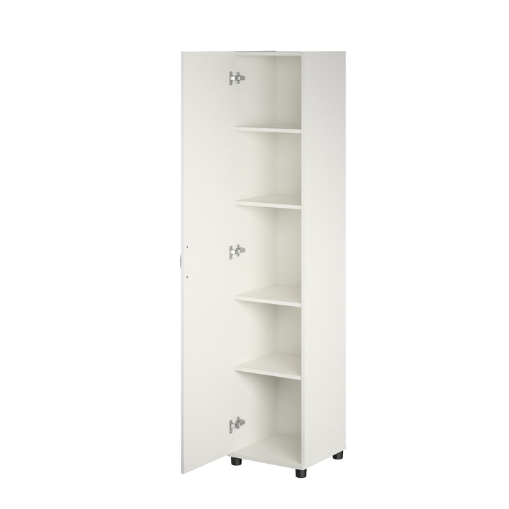 Callahan 16 Inch Multipurpose Utility Storage Cabinet - White