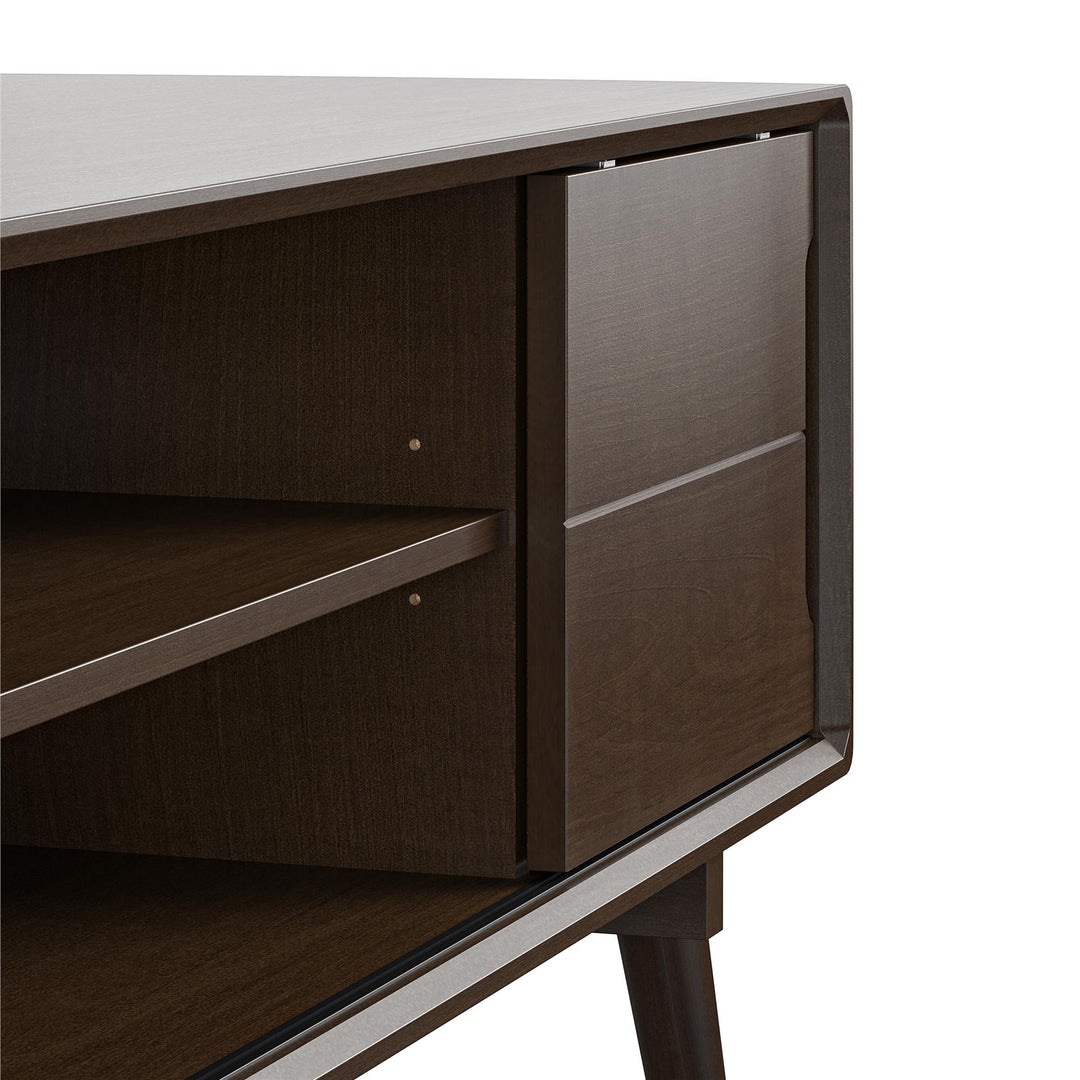 Contemporary TV stand Brittany collection -  Florence Walnut