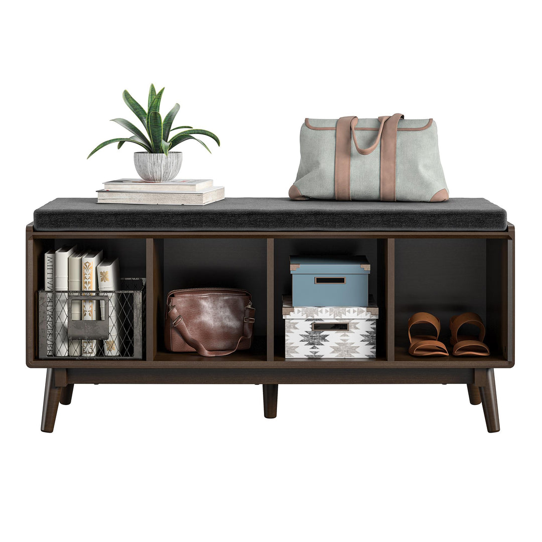 Modern Brittany Entryway seating -  Florence Walnut