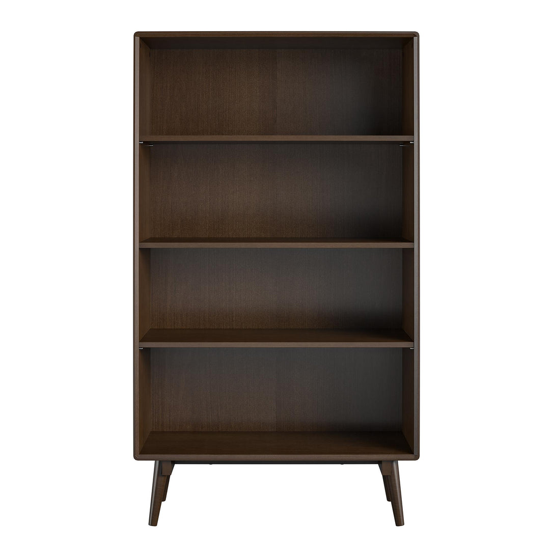 Brittany 4 Shelf Bookcase  -  Florence Walnut