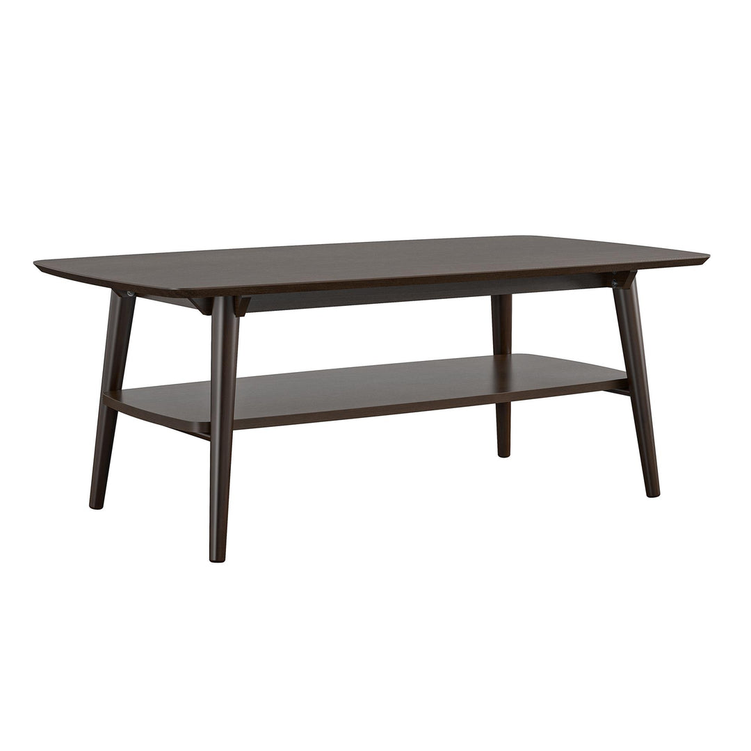 Elegant coffee table Brittany collection -  Florence Walnut
