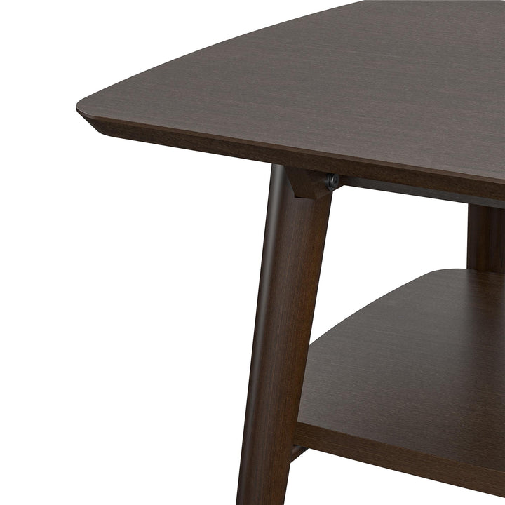 Stylish coffee table in Brittany style -  Florence Walnut