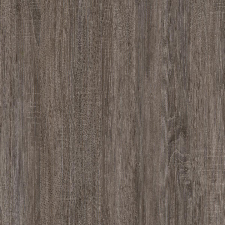 Haven Retro Computer L Desk -  Distressed Gray Oak