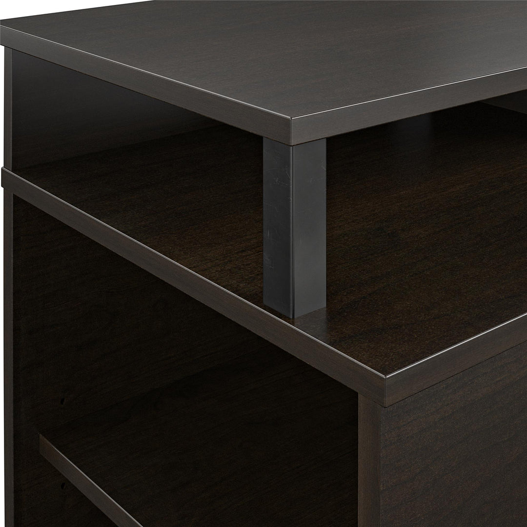Mason Fireplace TV Stand for Living Room -  Espresso