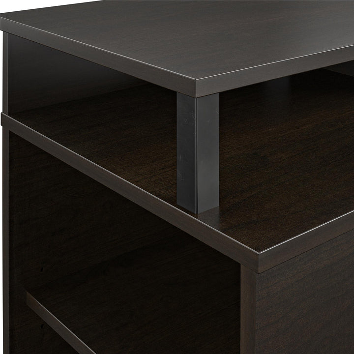 Mason Fireplace TV Stand for Living Room -  Espresso