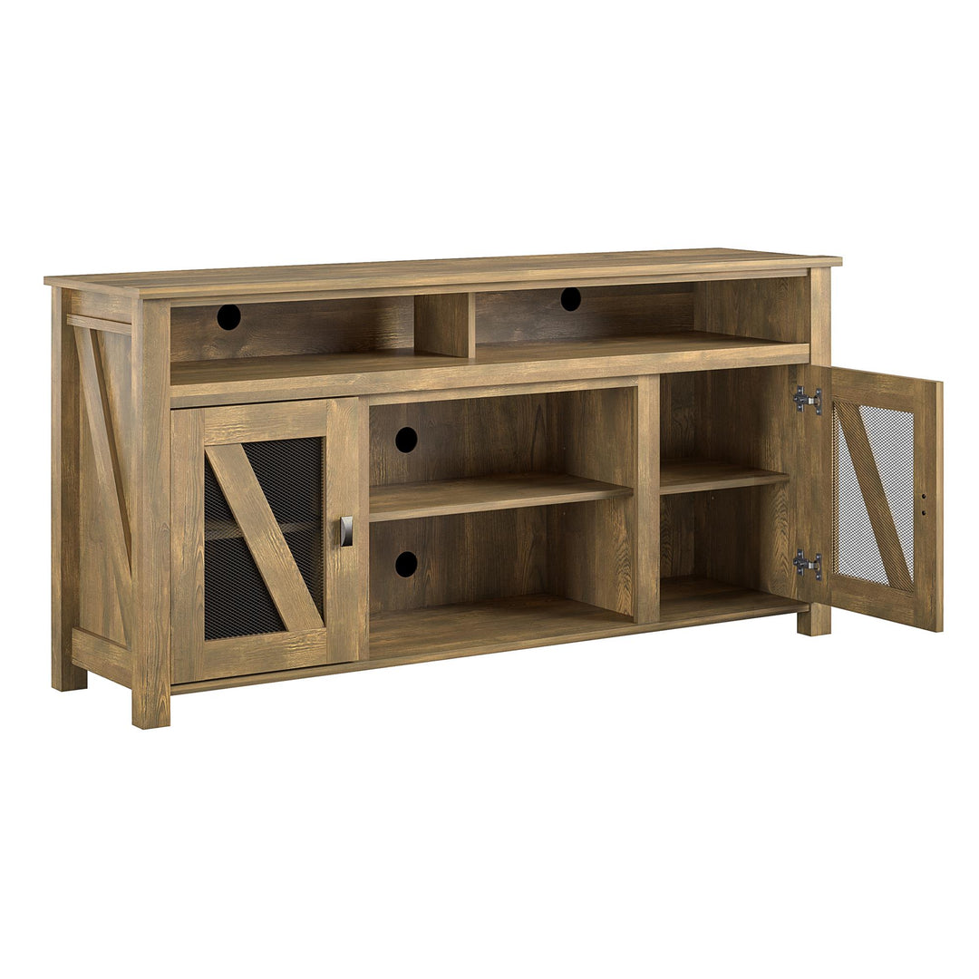 Sturdy TV Stand for Large TVs - Natural