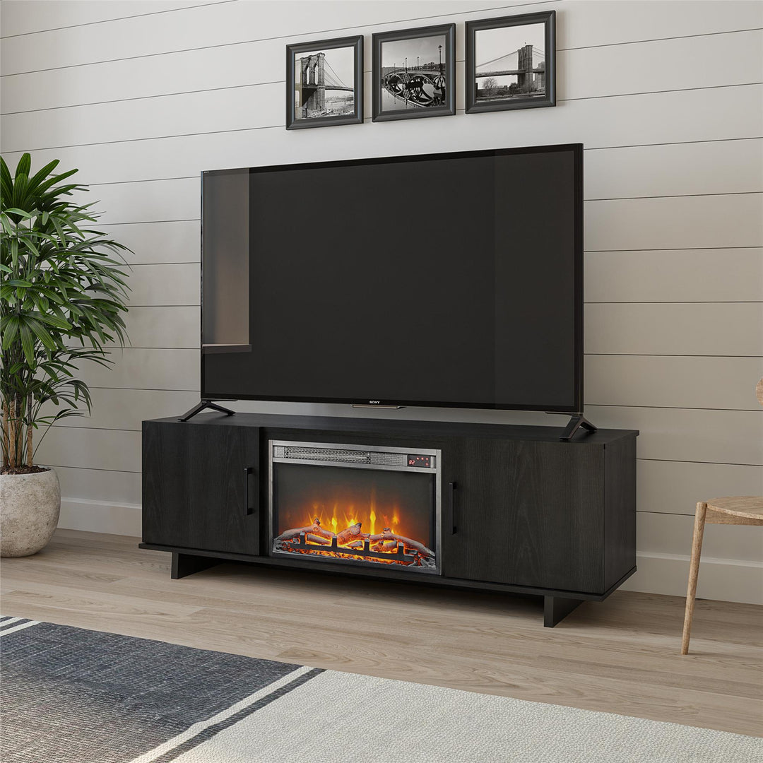 Southlander TV and flame unit -  Black Oak