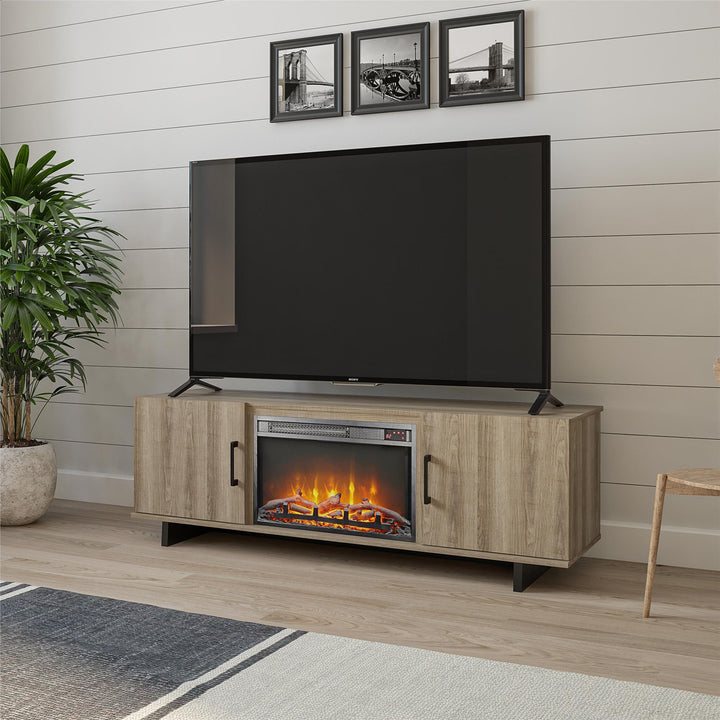 Southlander TV stand 60-inch -  Golden Oak