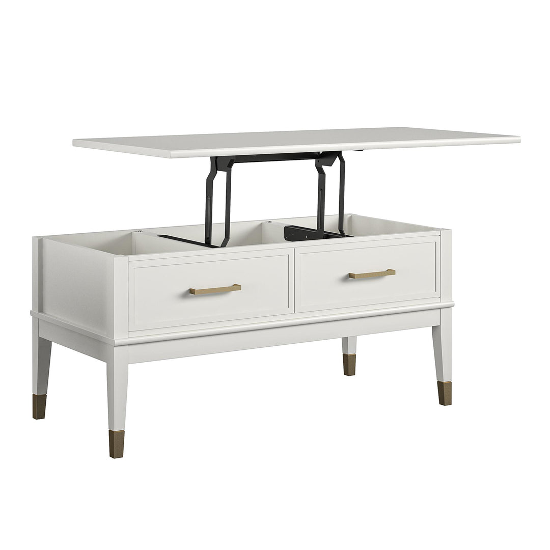 CosmoLiving by Cosmopolitan Westerleigh Lift-Top Coffee Table -  White