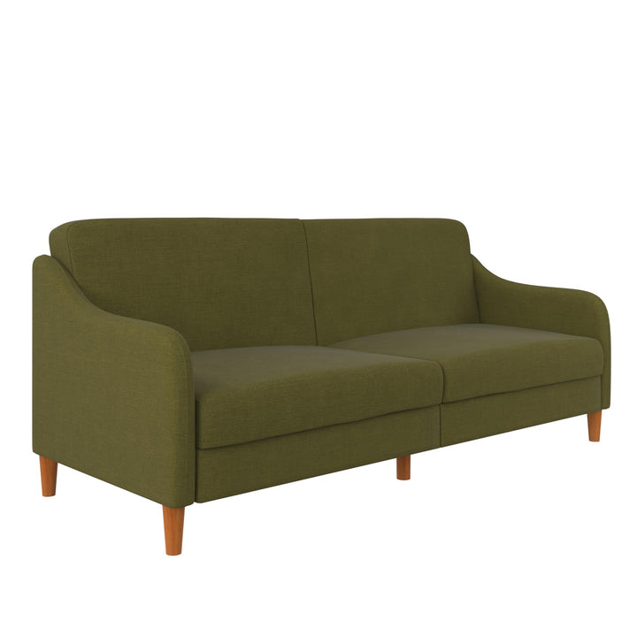 convert sofa to lounger - Green